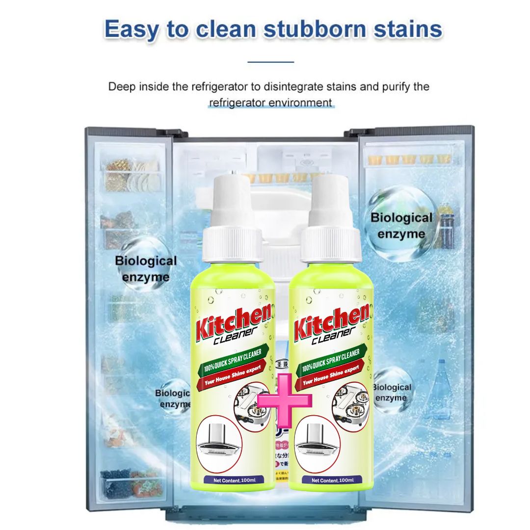 Multifunctional Kitchen Grease Cleaner | Removes Grease, Dirt & Tough Stains with Natural Cleaning Particles |BUY 1 GET 1 Free