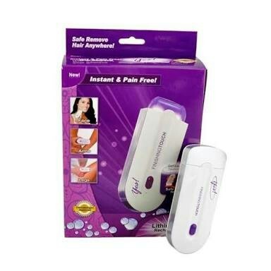 Finishing Touch Rechargeable Instant Painless Facial Hair Remover Trimmer for Women and Men